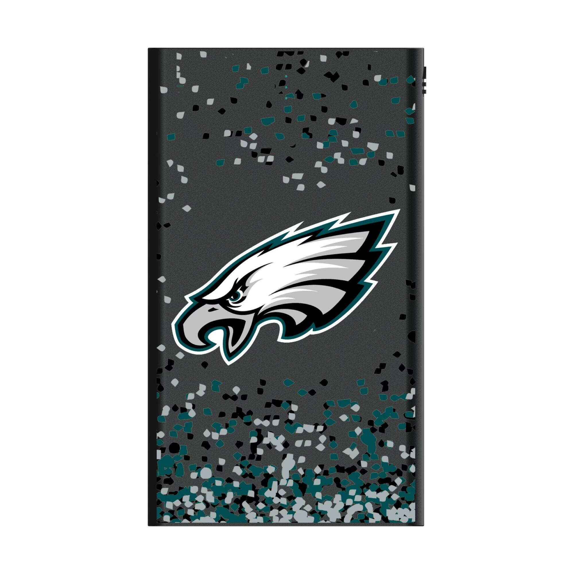 Alt View 1. Keyscaper - Philadelphia Eagles 5000mAh Flat Powerbank - Black.