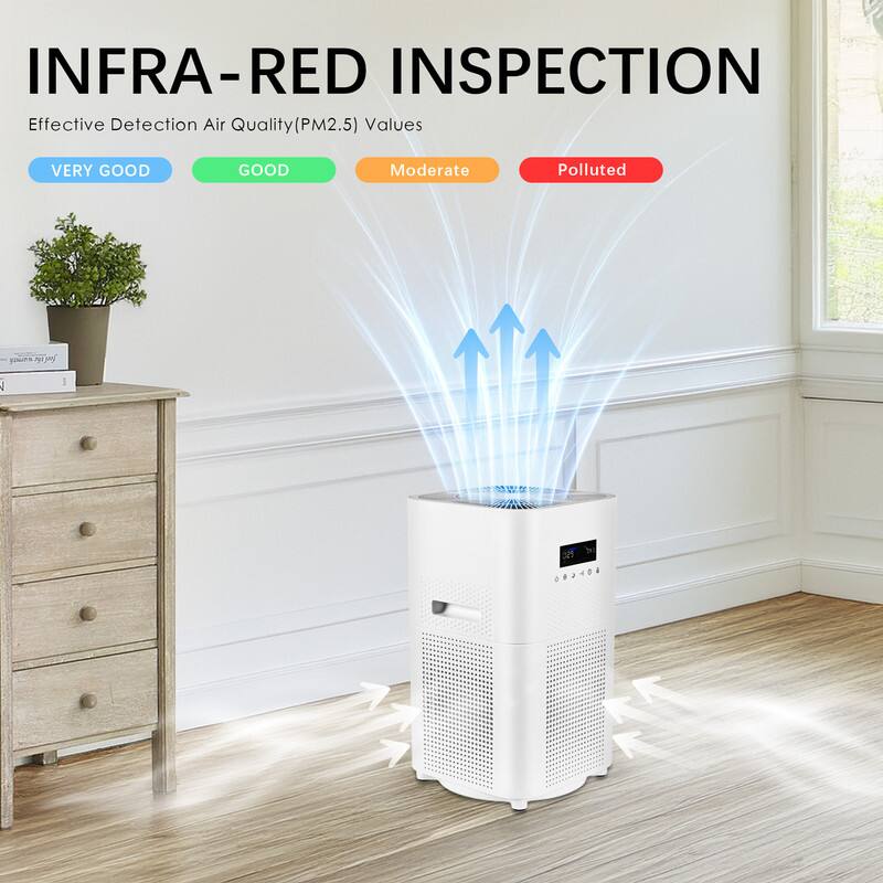 INFRA-RED INSPECTION  
Effective Detection Air Quality (PM2.5) Values  
VERY GOOD  
GOOD  
Moderate  
Polluted