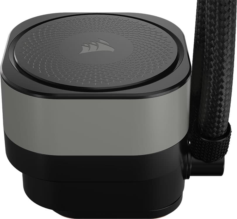 Alt View 13. CORSAIR - ICUE LINK TITAN 420 RX Liquid CPU Cooler with RGB Lighting - Black.