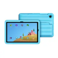 Samsung - Galaxy Tab A9+ Kids Edition 11" 64GB with Puffy Cover - Wi-Fi - Blue - Front_Zoom