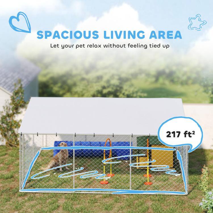 SPACIOUS LIVING AREA  
Let your pet relax without feeling tied up  
217 ft²