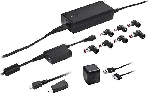 Angle Standard. Targus - 90W Power Adapter for Select Laptops & USB Charger for Most Apple® Devices.