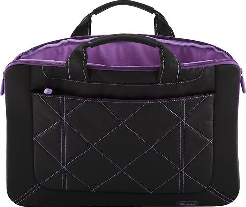 Alt View 1. Targus - Pulse Laptop Sleeve for 16" Laptop - Black/Purple.