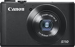 Canon PowerShot S110 12.1 Megapixel Digital Camera Black 6351B001 Canon PowerShot S110 12.1 Megapixel Digital Camera Black 6351B001