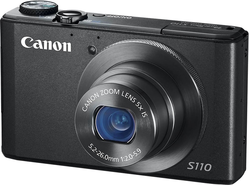 Best Buy Canon Powershot S110 121 Megapixel Digital Camera Black 6351b001