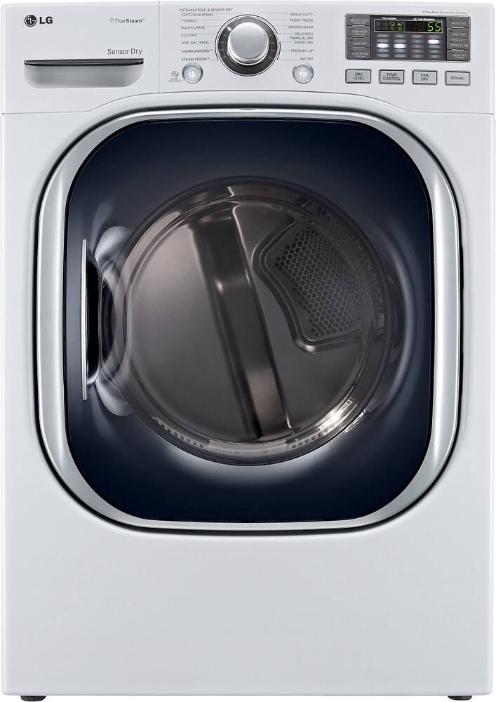 Best Buy LG SteamDryer 7.4 Cu. Ft. 14Cycle UltralargeCapacity Steam