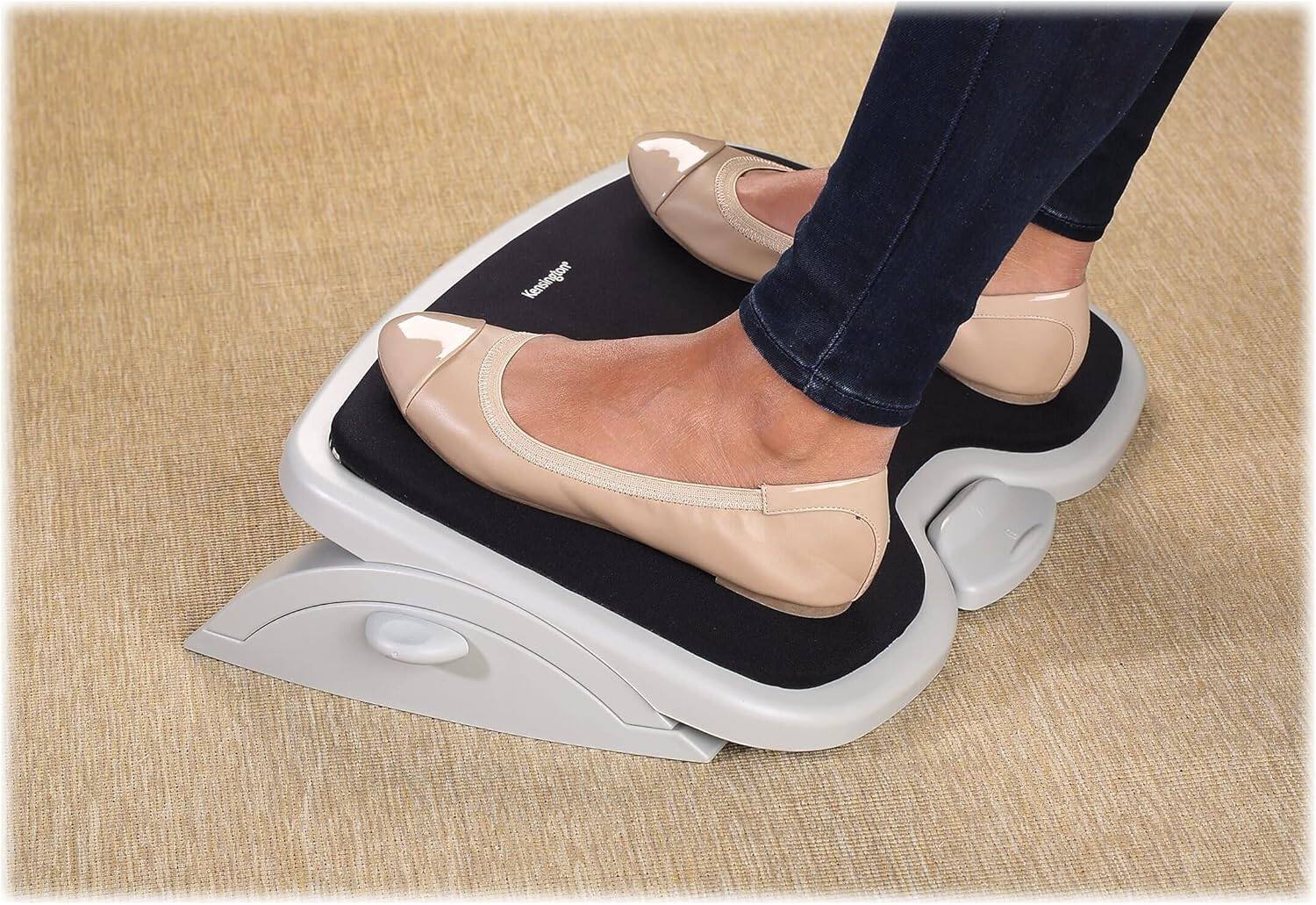 Alt View 5. Kensington - 56144 Solemate Plus Adjustable Footrest With Foam Pad.