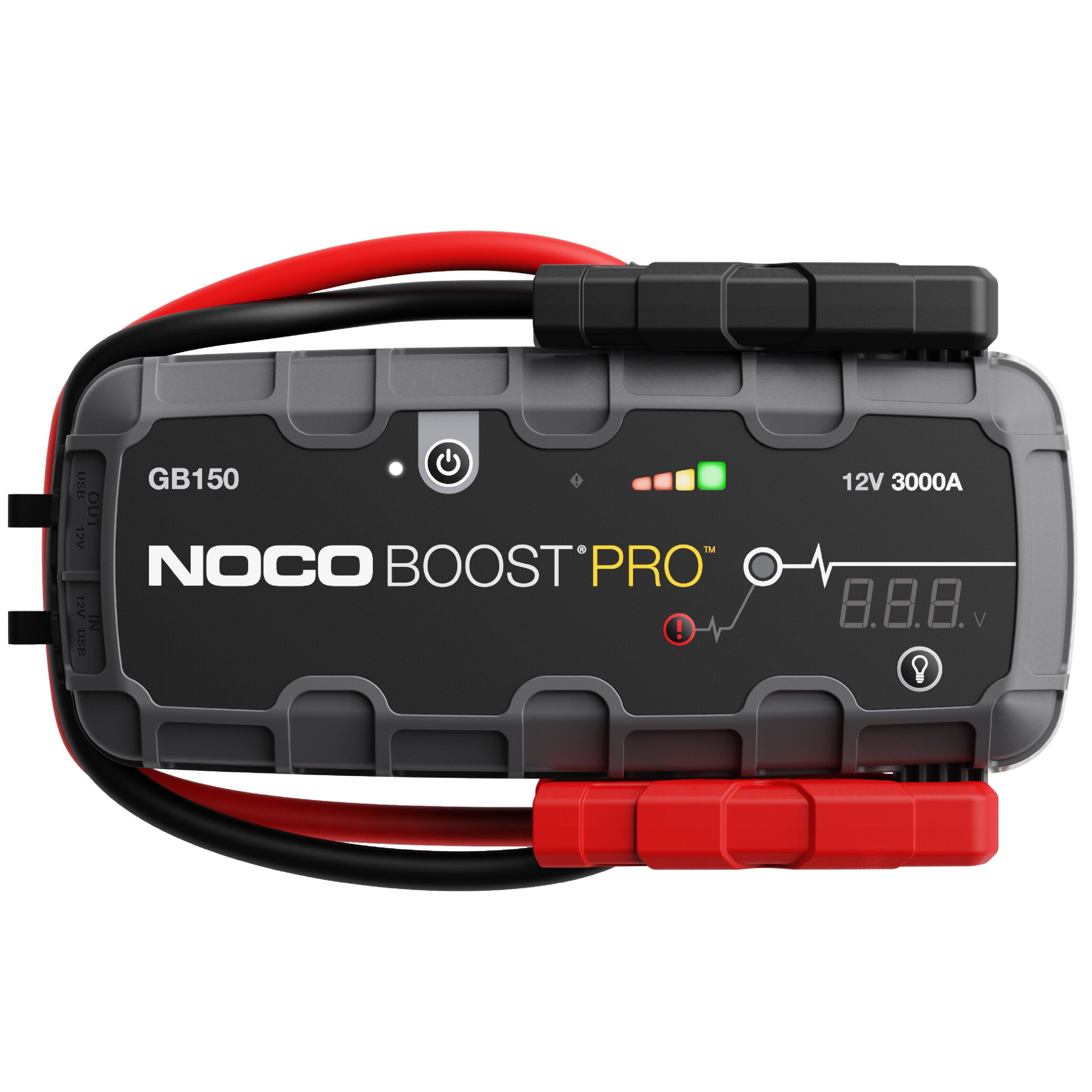 NOCO - Boost GB150: 3000A UltraSafe Jump Starter – 12V Portable Lithium Battery Booster Pack – 9.0L Gas & 7.0L Diesel