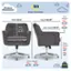 Product Dimensions Serta Always Comfortable.
Width: 25.5"
Back Height: 16.75"
Arm Height: 28.25"
Max. 28.25"
Min. 25.25"
Depth: 28.25"
Max. 28.25"
Min. 25.25"
Inside Seat Width: 18.5"
Seat Height: Max. 23"
Min. 20"
Chair Height: Max. 36.75"
Min. 33.75"
Weight: 250
Capacity: 250 Pounds