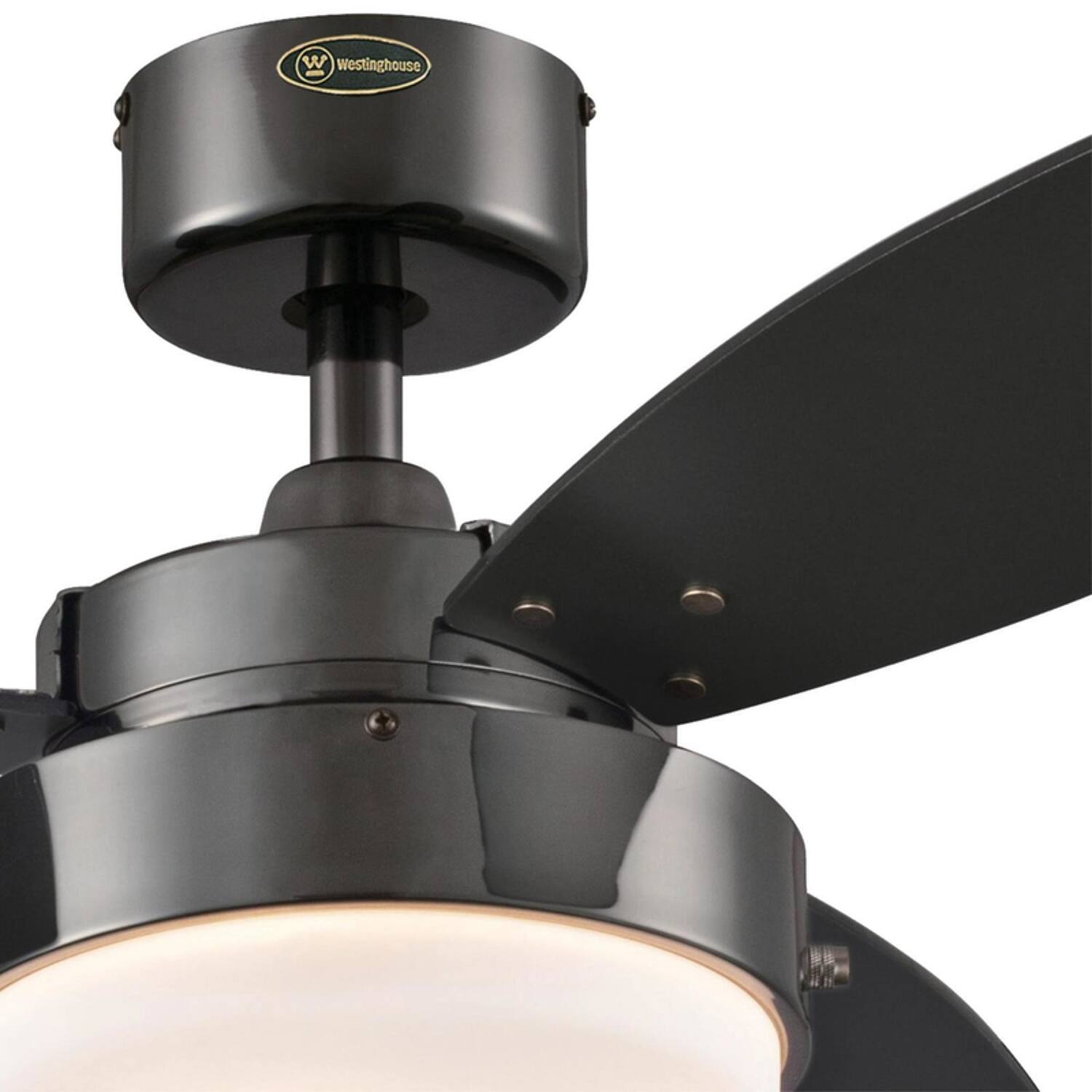 Back. Westinghouse - Westinghouse Alloy 42 in. Gun Metal Black LED Indoor Ceiling Fan.