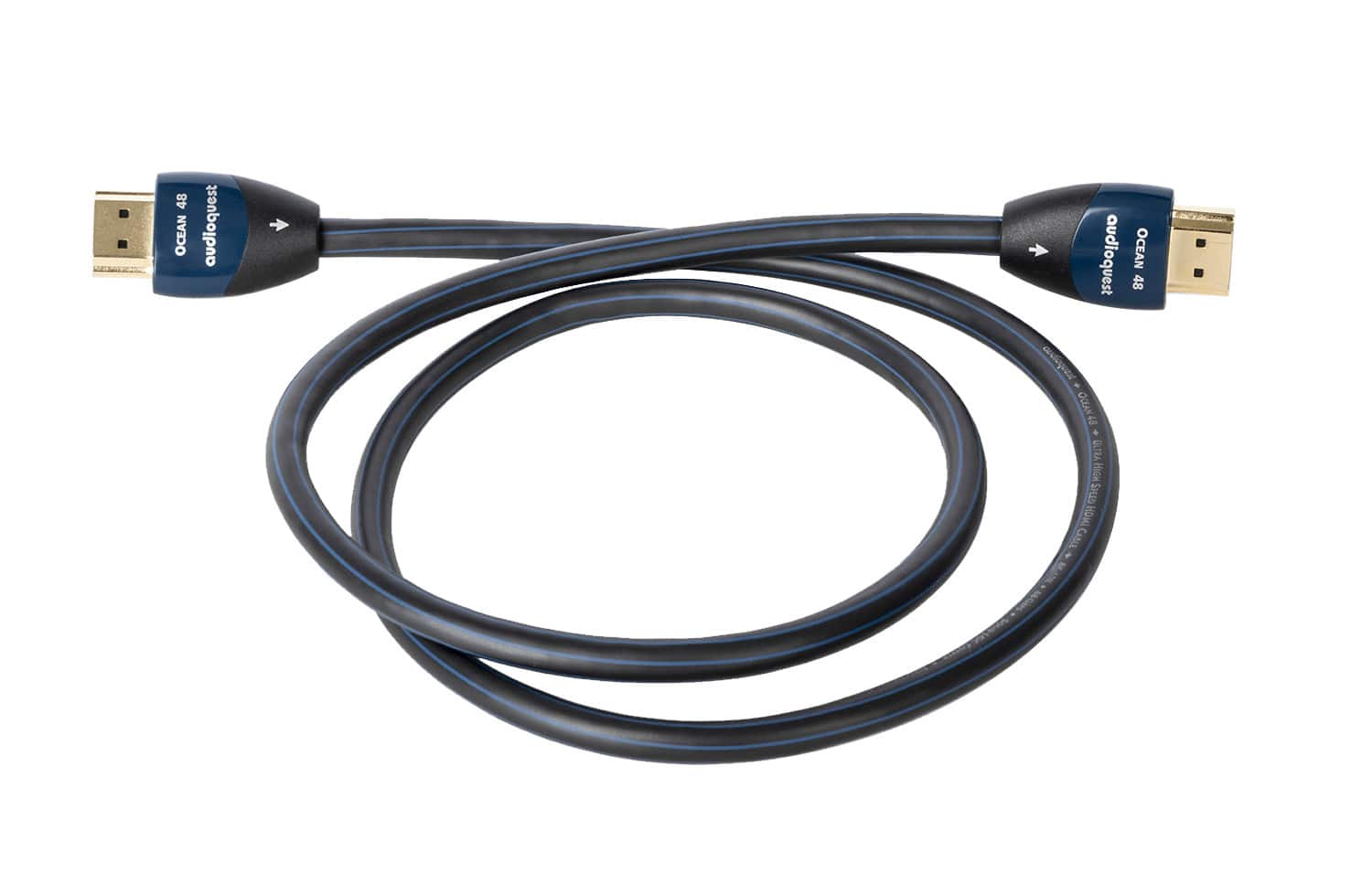 The text on the image reads "48 OCEAN boipno V audioquest OCEAN 48 nothingo OCEAN4S 43 + ULTRA HIGH SHIELD HOM CAMMFN 109."