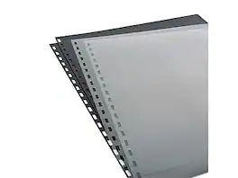 GBC - ZipBind Presentation Covers, Letter Size, 10/Pack (26003) - Black/Clear