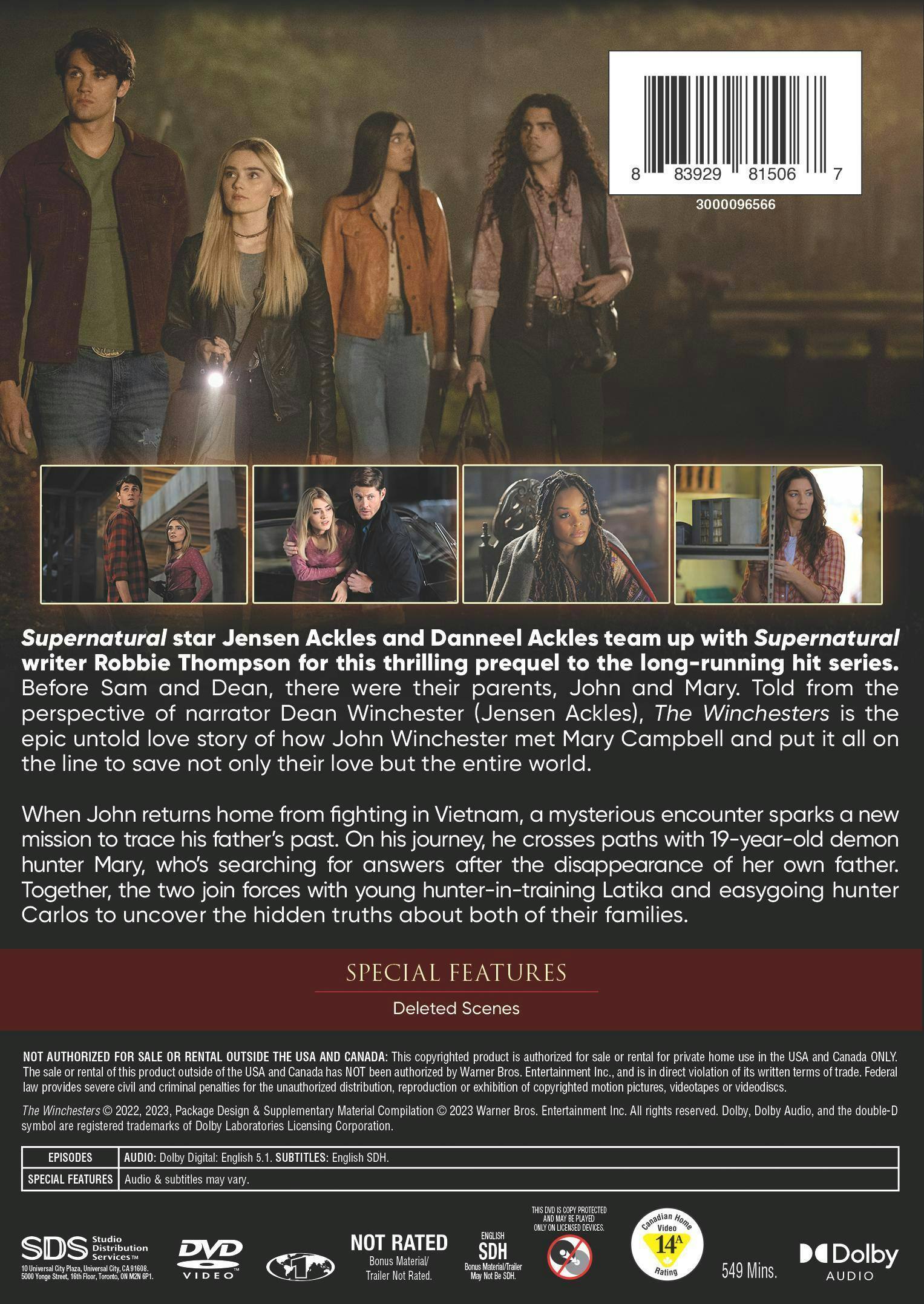 Back. The Winchesters: The Complete First Season (Box Set) [DVD].