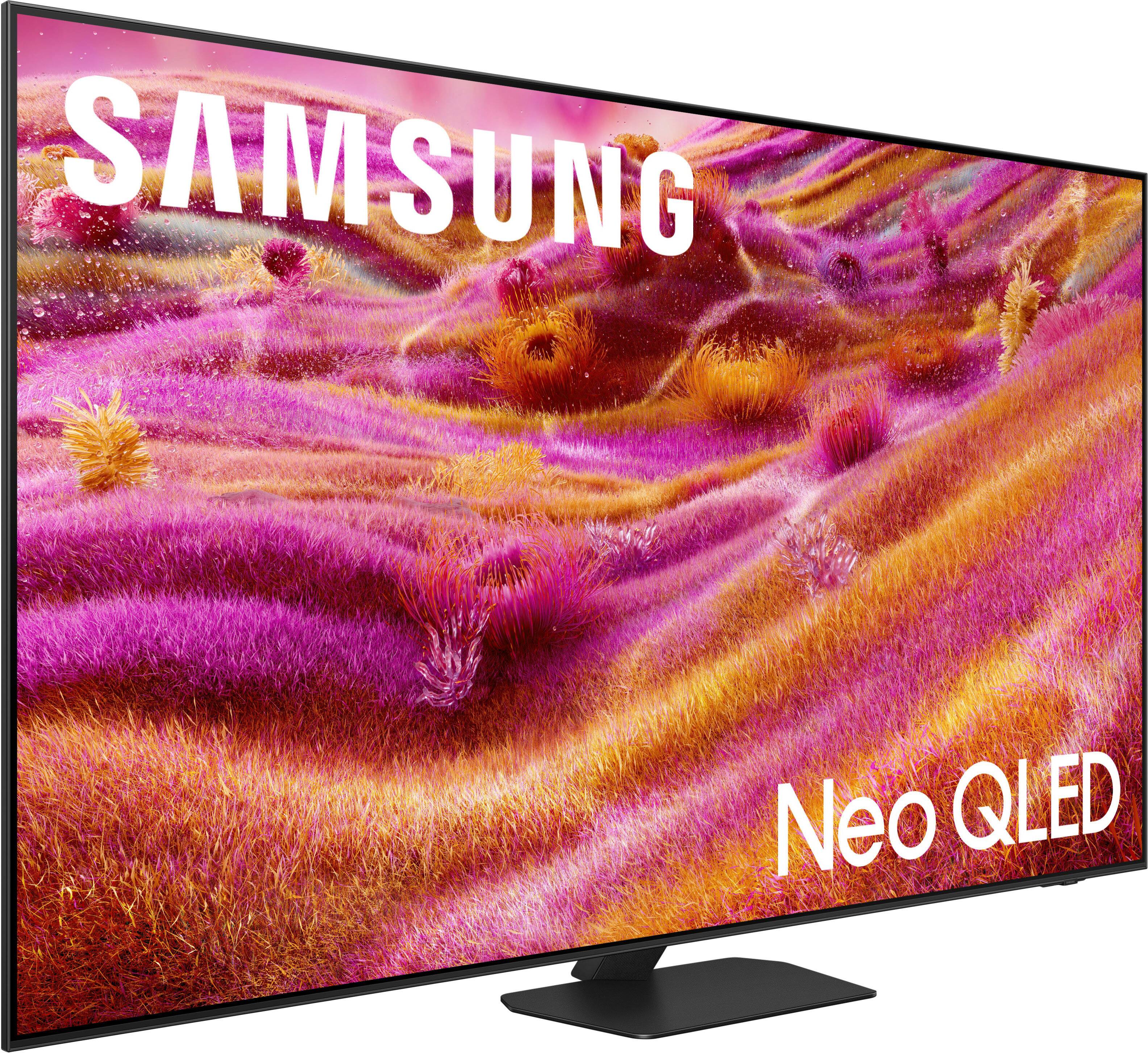 Samsung 75" Class QN90F Series Neo QLED Mini LED 4K UHD Samsung Vision AI Smart Tizen TV (2025) front and back view