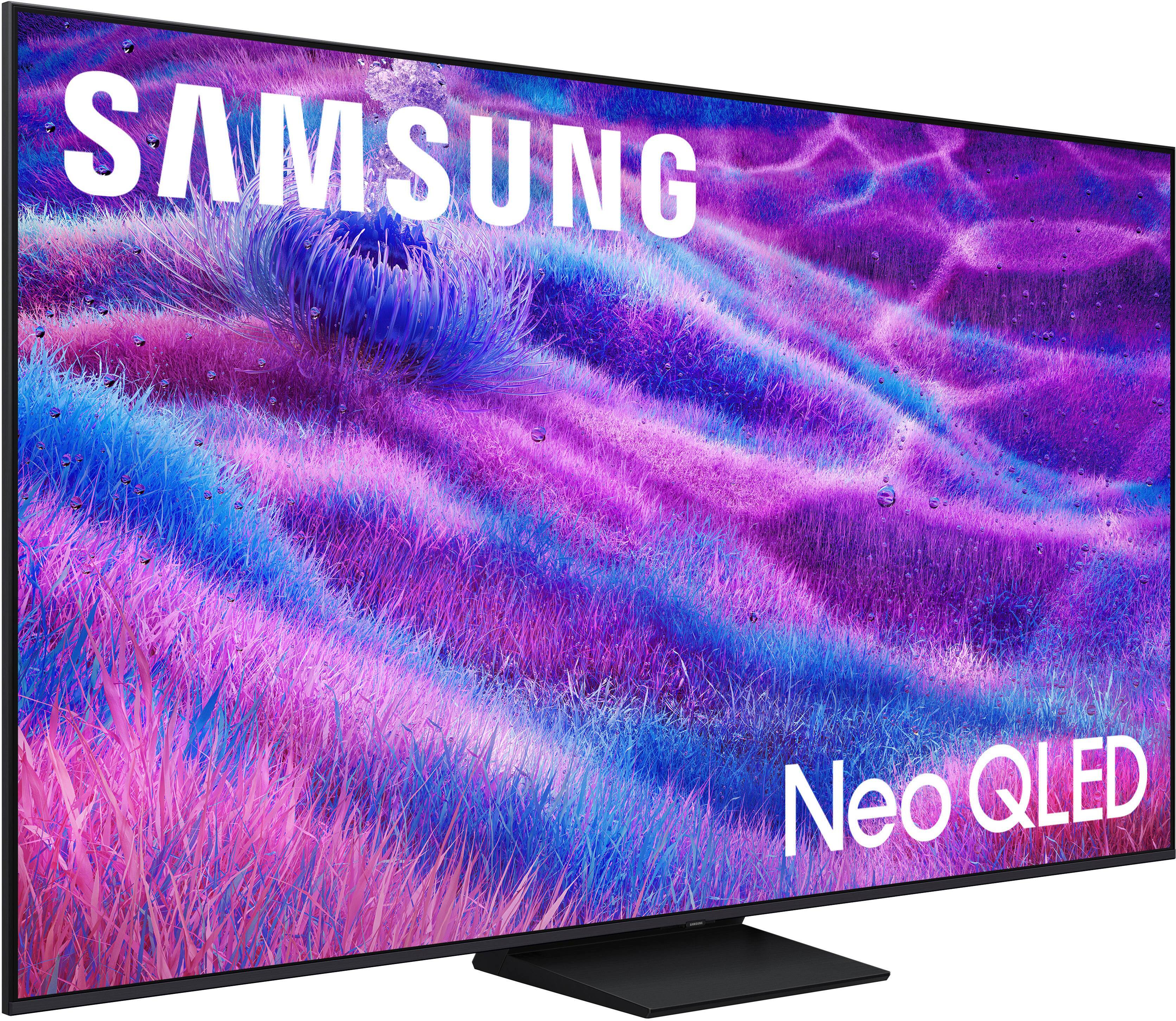 Samsung 65" Class Neo QLED 4K QN80F Samsung Vision AI Mini LED Smart TV 2025 - QN65QN80FAFXZA front and back view
