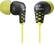 Front Standard. Sony - Earbud Headphones - Yellow.