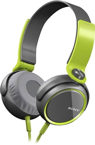 Best Buy Sony Over The Ear Headphones Mdrxb400grn 1099