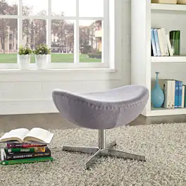 Glove Wool Ottoman by Modway - EEI-265-DGR