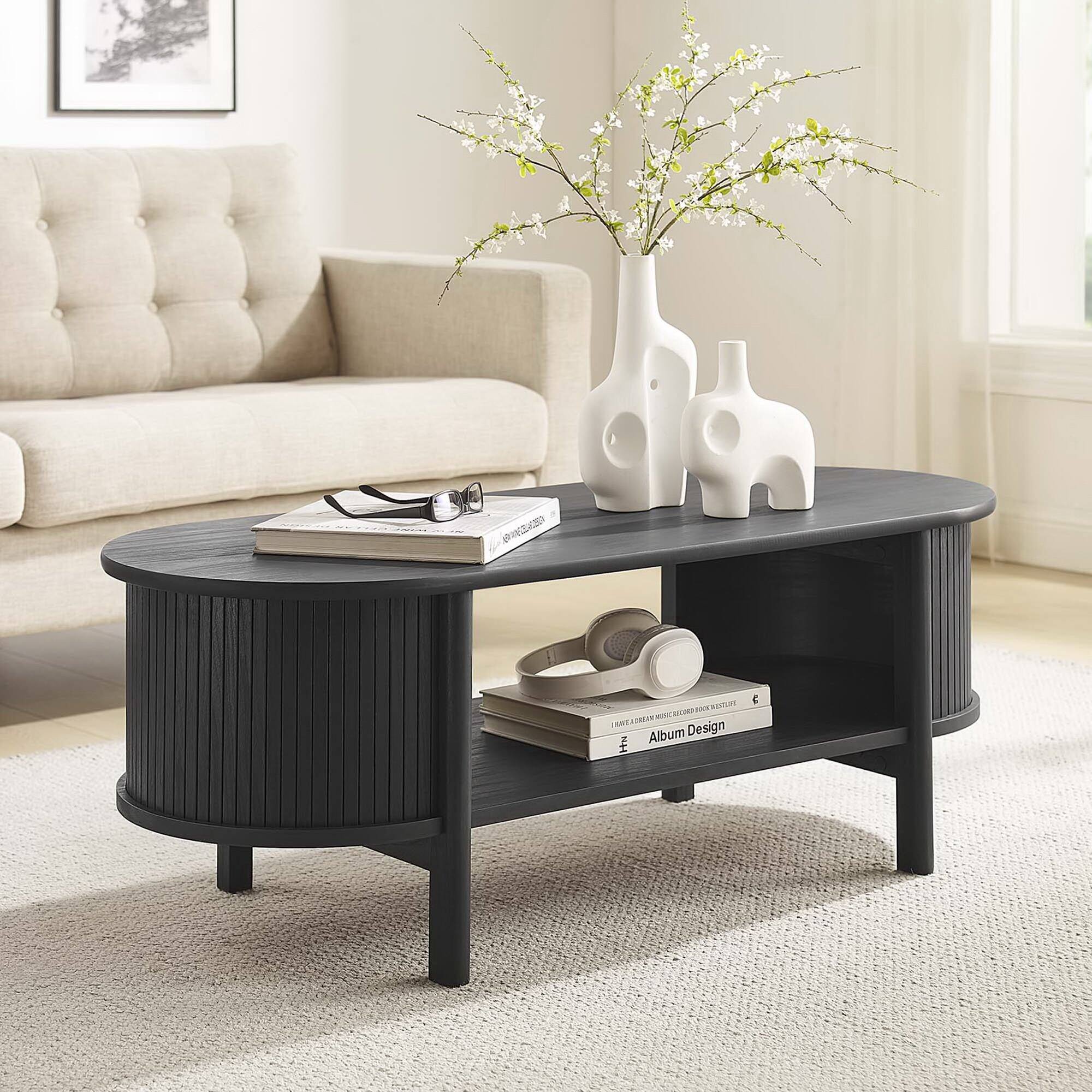 Cadence Coffee Table by Modway - Black