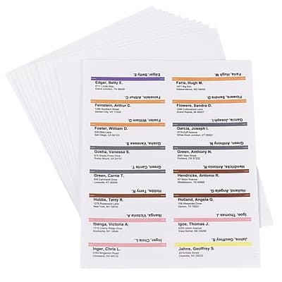 Smead - Viewables Hanging File Folder Label Refill Pack, 160/Pack - White