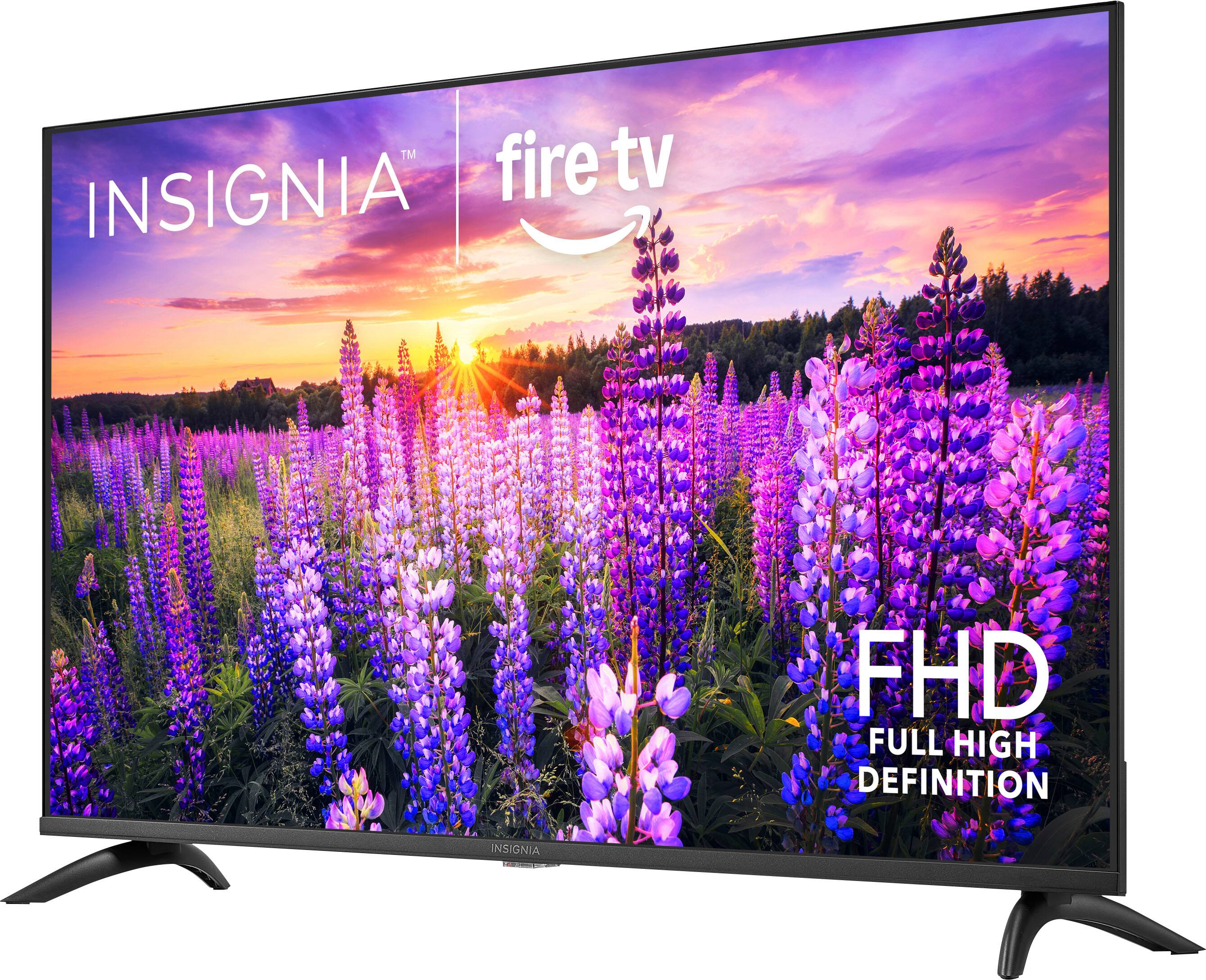 Insignia 40" Class F40 Series LED Full HD (1080p) Smart Fire TV front and back view