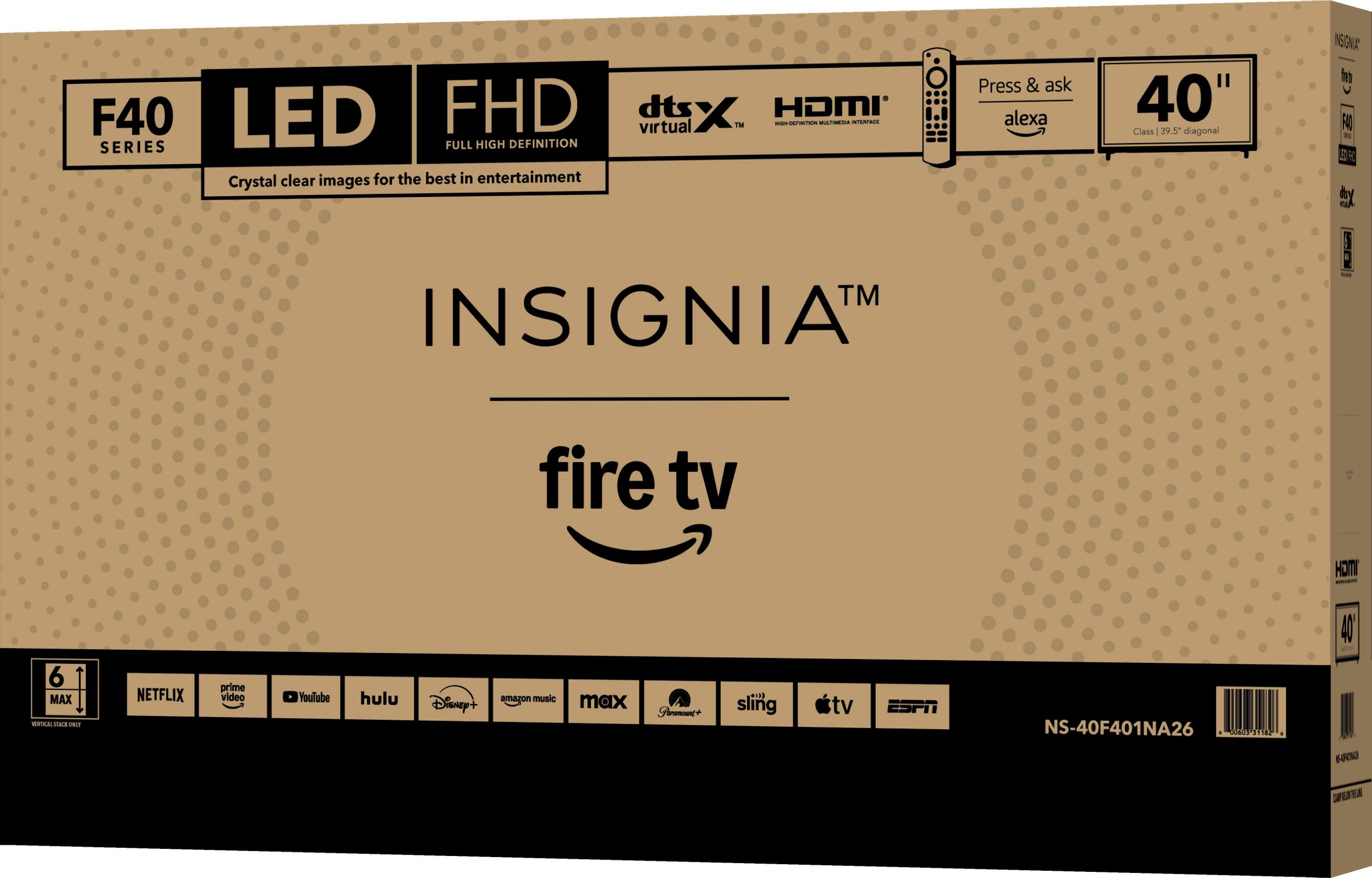 Insignia 40" Class F40 Series LED Full HD (1080p) Smart Fire TV gallery view