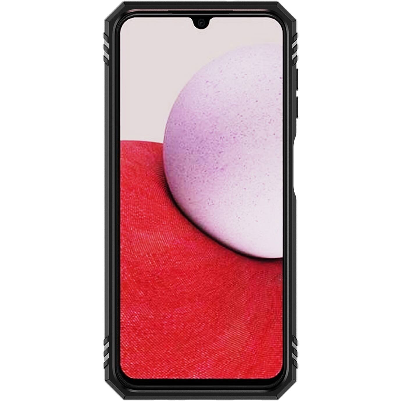 Alt View 11. SaharaCase - Military Kickstand Series with Belt Clip Case for Samsung Galaxy A14 5G - Black.