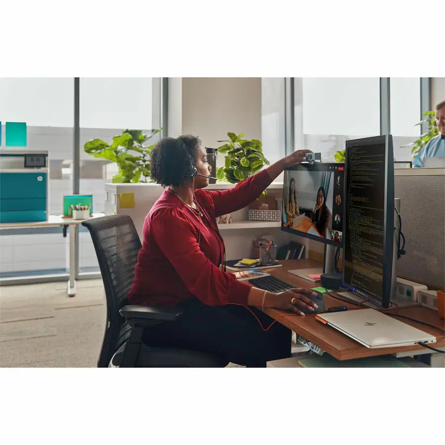 Alt View 5. HP - Poly Blackwire 3325 Headset - Microsoft Teams Certification - Stereo - USB Type C, Mini-phone (3.5mm) - Wired - 32 Ohm - - Black.