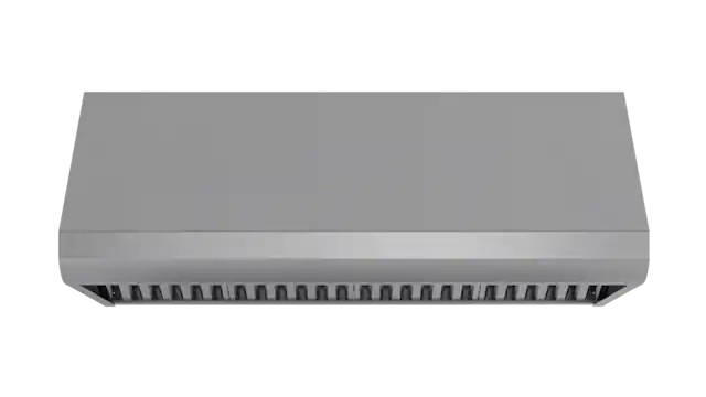 Front. Broan - Broan 1260 Max Blower 42-Inch Canopy Range Hood - Stainless Steel.