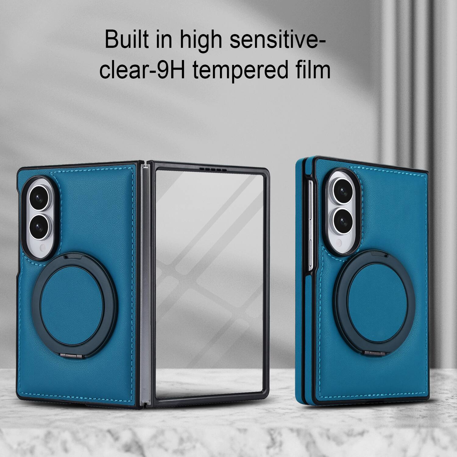 Built in high sensitive- clear-9H tempered film