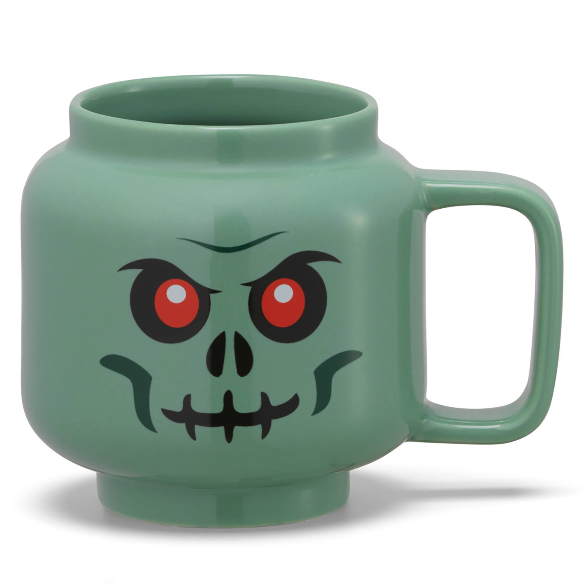 Room Copenhagen - LEGO: Skeleton Small Ceramic Mug, 8.6oz - Green