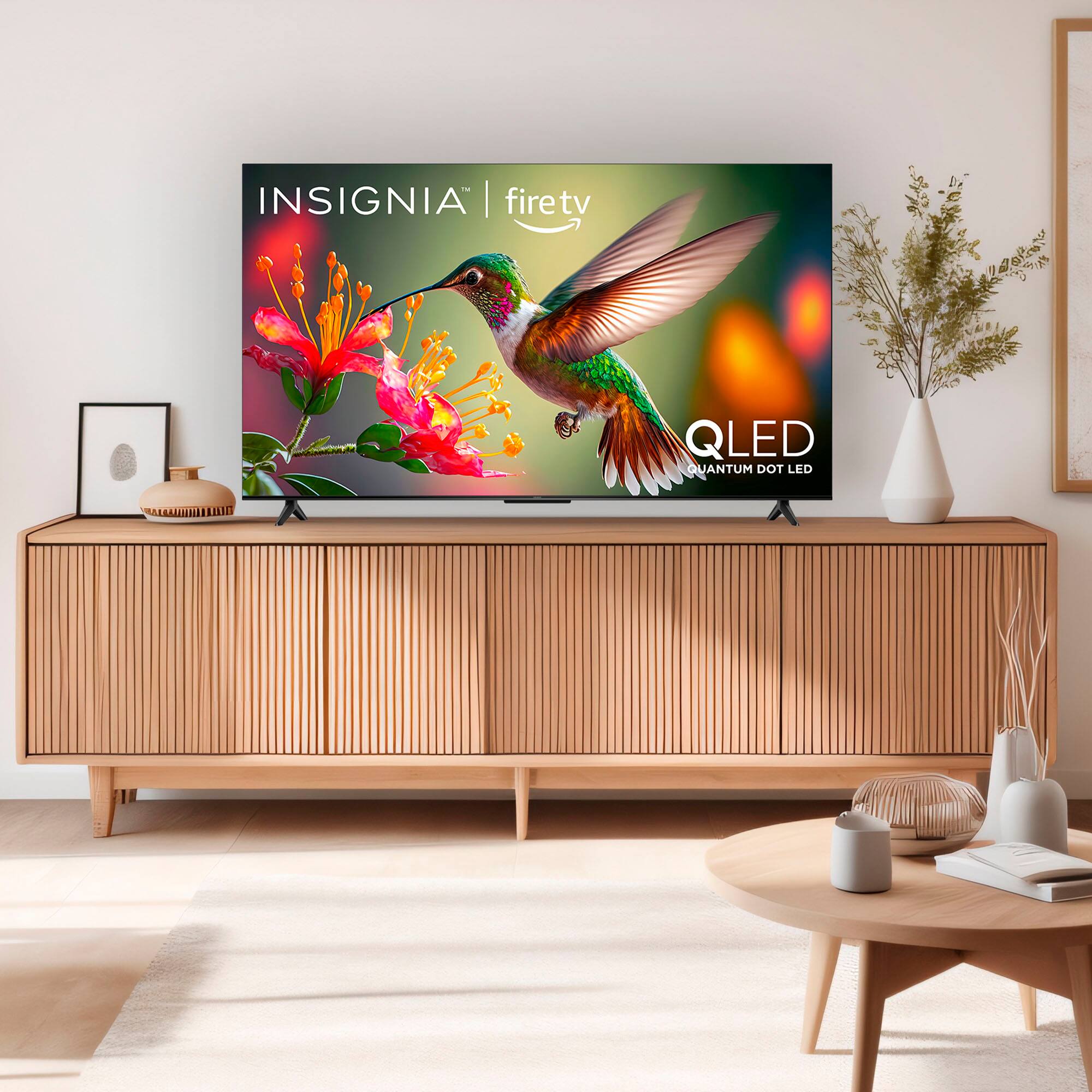 Insignia 55" Class QF Series QLED 4K UHD Smart Fire TV accessories and compatibility