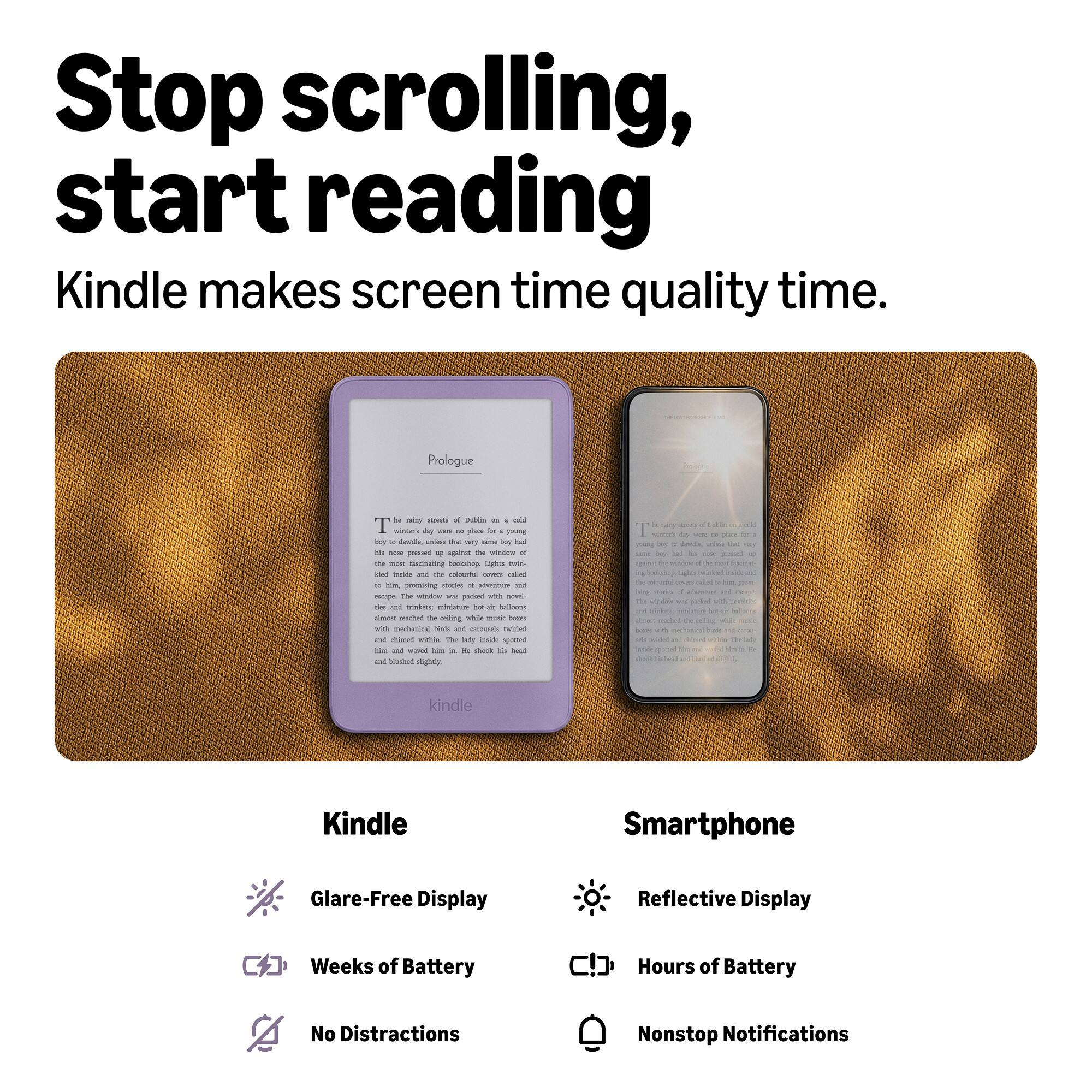 Amazon Kindle 16GB (newest model), Now thinner, lighter, and faster, 6 ...