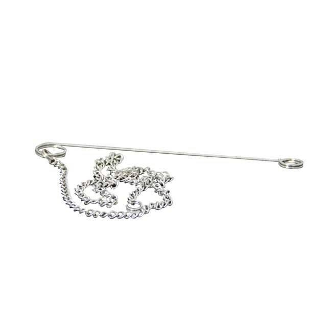 Front. Charbroil - Charbroil - CHR80006654 MATCH HOLDER W/CHAIN HOLDER 150MM CHAI.