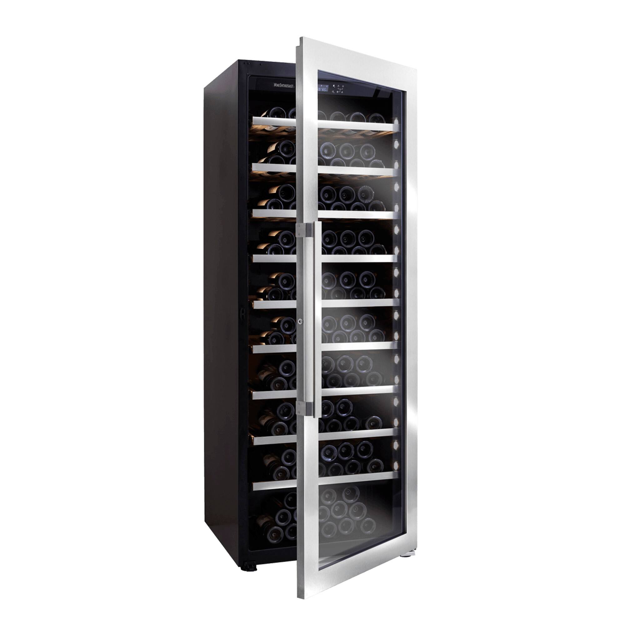 Wine Enthusiast VinoTech 288 Bottle Smart WiFi Wine Cellar Stainless