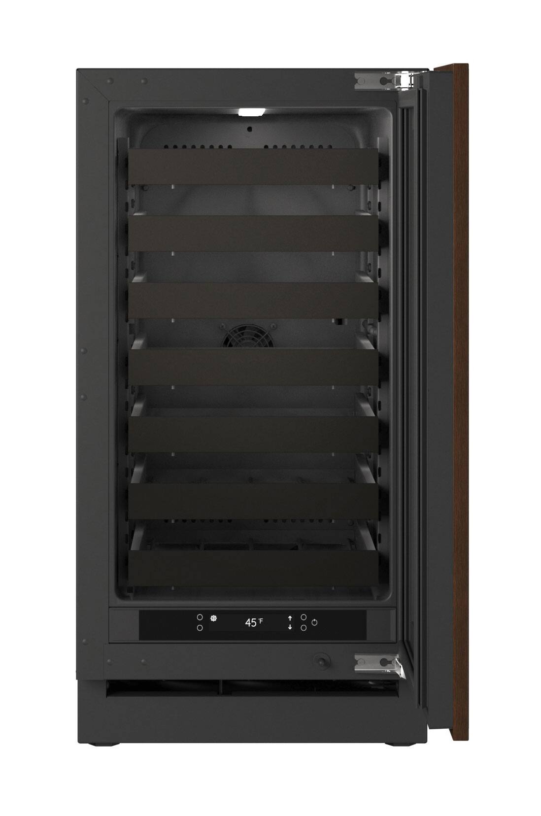 Alt View 3. U-Line - U-Line 18"W. 3.5 Cu.Ft. Built-In Wine Refrigerator-Panel Ready Frame/Glass - Integrated Frame.