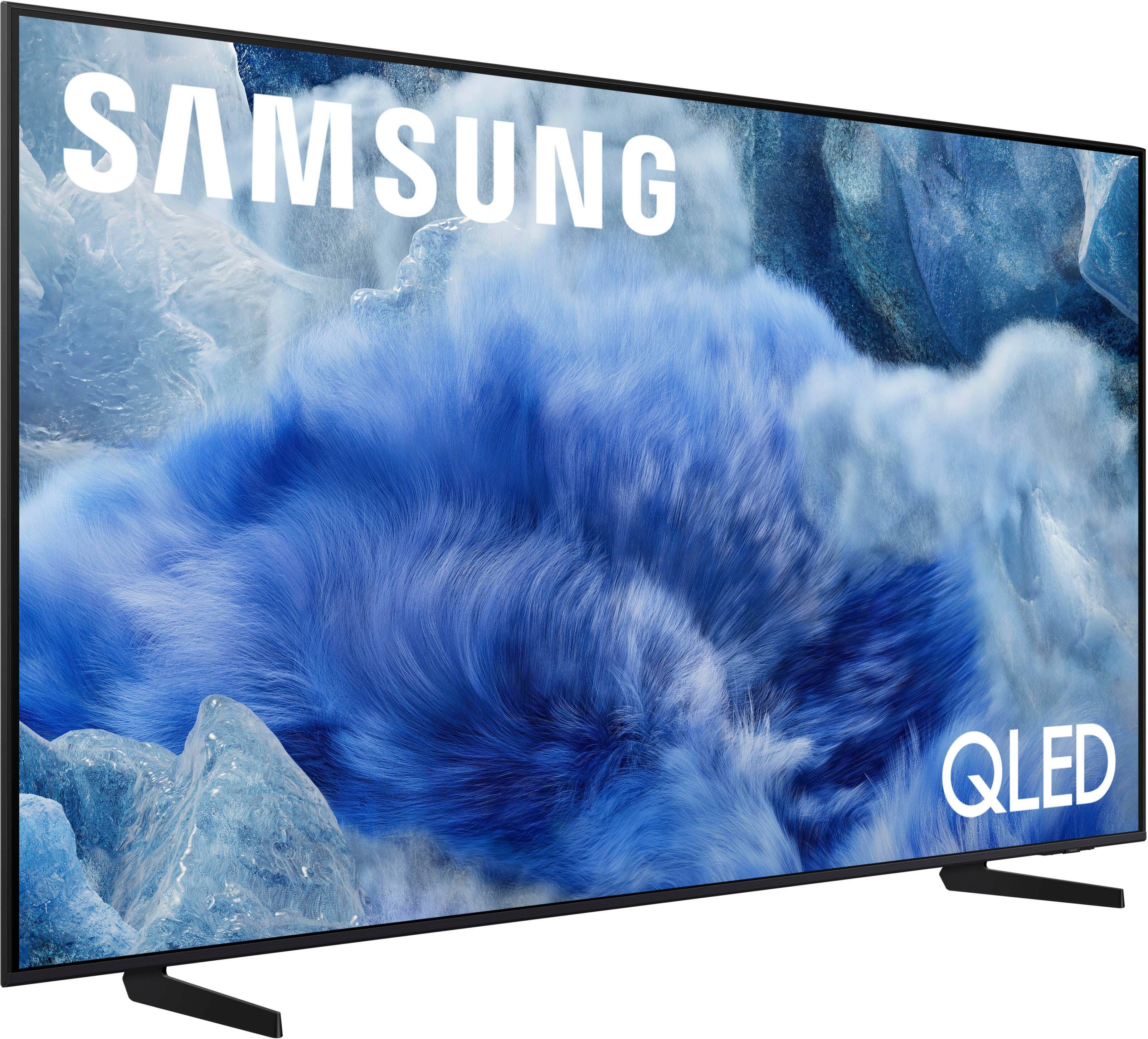 Samsung 55" Class QLED Q8F 4K Samsung Vision AI Smart TV 2025 - QN55Q8FAAFXZA front and back view