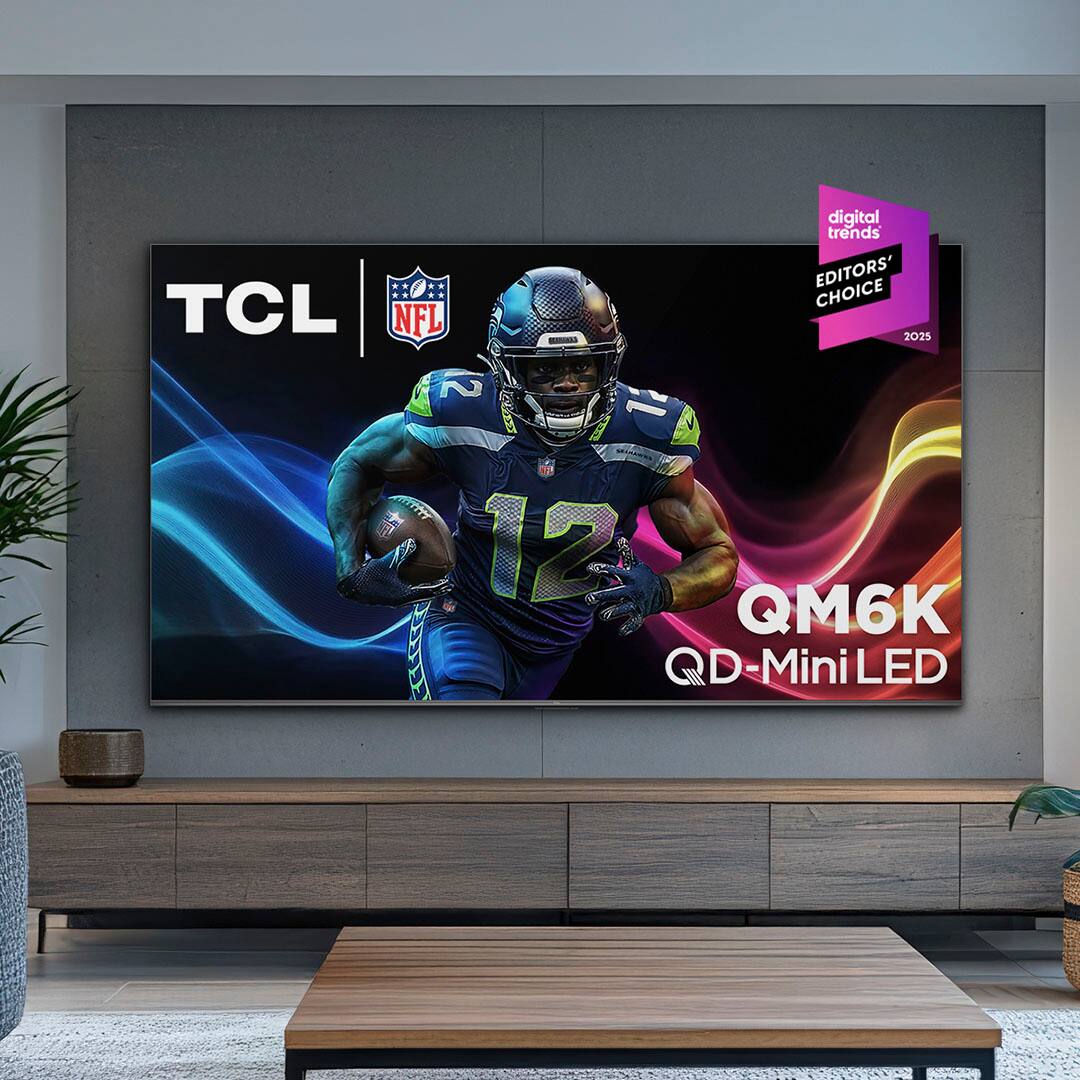 TCL 98" Class QM6K Series QD-Mini LED QLED 4K UHD HDR Smart Google TV (NEW 2025) - 144Hz, Dolby Atmos Onkyo Audio, Halo Control System - 98QM6K gallery view