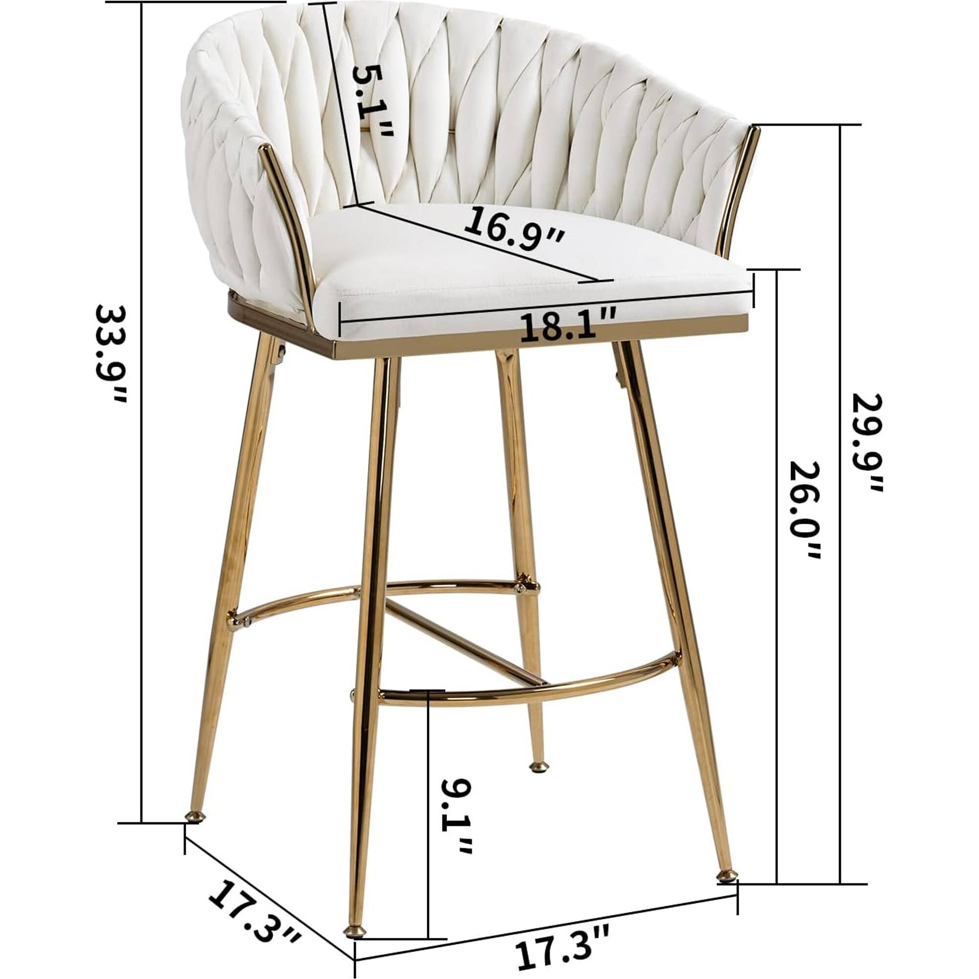 33.9"  
5.1"  
16.9"  
18.1"  
26.0"  
29.9"  
17.3"  
9.1"  
17.3"