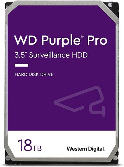 Western Digital WD Purple Pro WD181PURP 18TB 7200 RPM 512MB Cache Western Digital WD Purple Pro WD181PURP 18TB 7200 RPM 512MB Cache