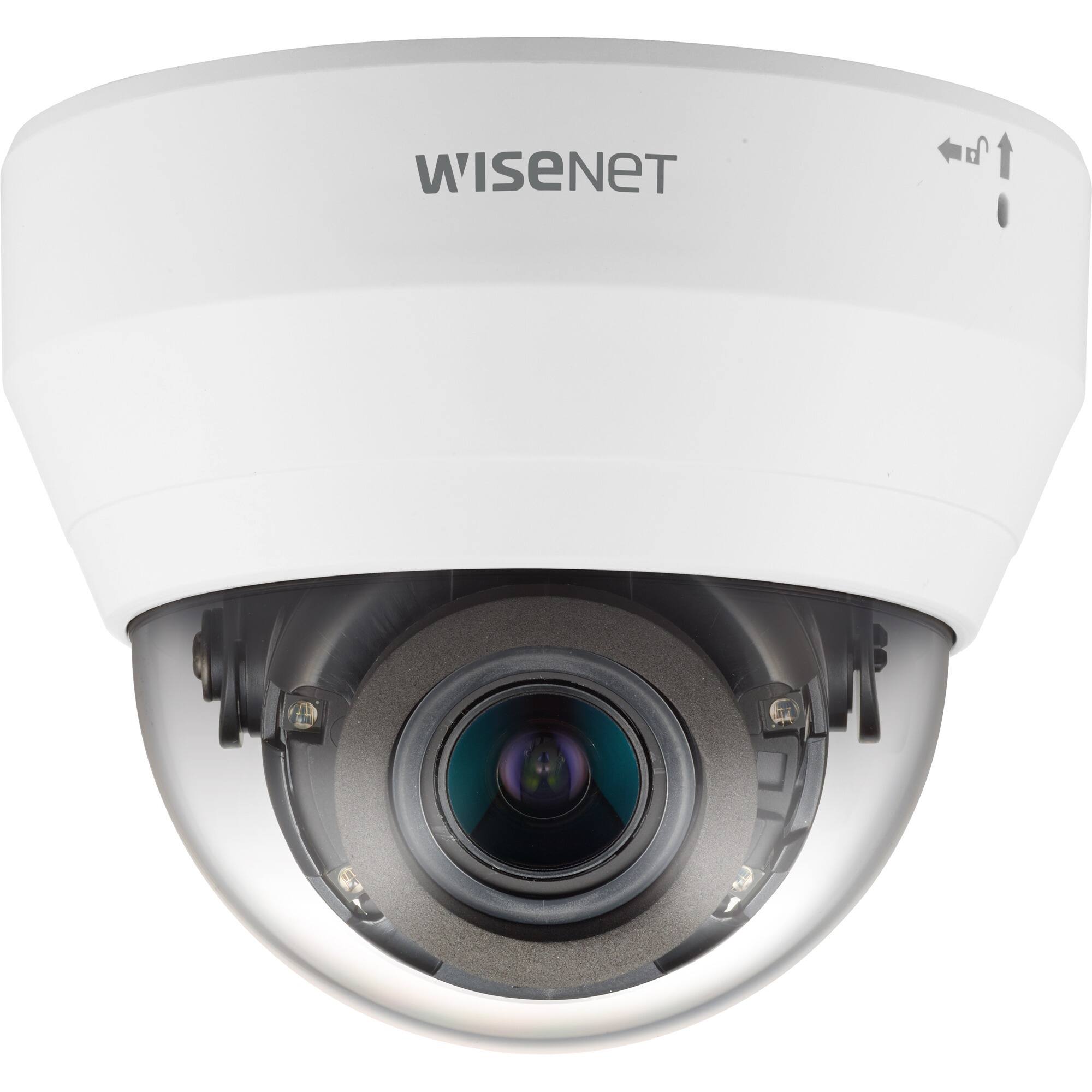 Alt View 1. Samsung - Wisenet QND-6082R1 2 Megapixel Indoor Full HD Network Camera - Color - Dome - White - 65.62 ft Infrared Night Vision - White.