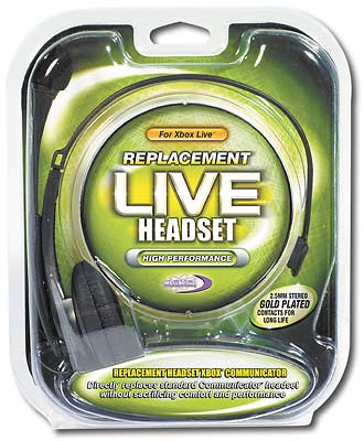 Front Standard. Datel - Xbox Live Headset Replacement.