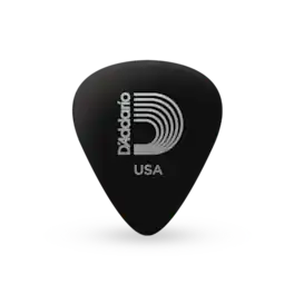 D'Addario - Celluloid Guitar Picks, 10 pack, Light - Black