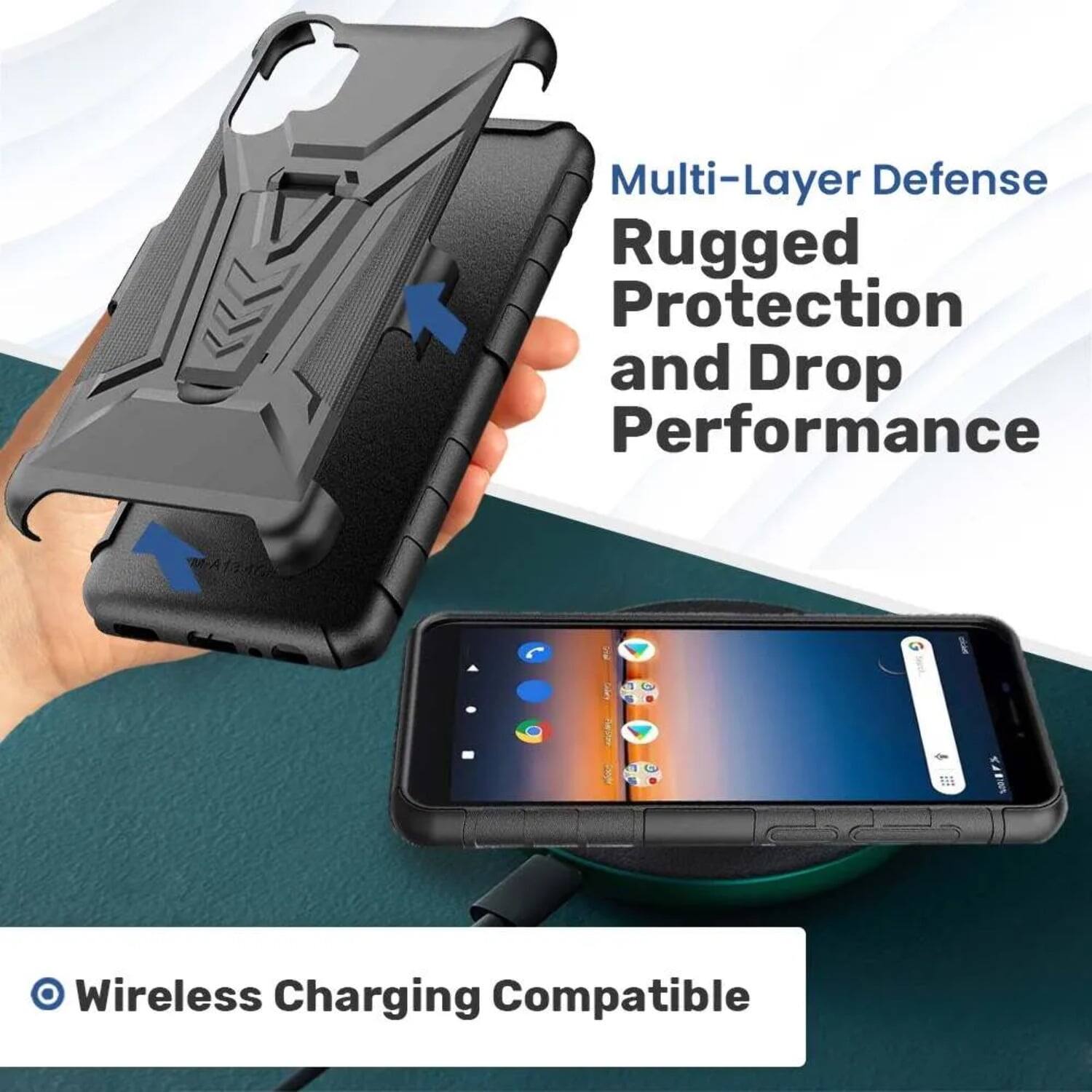 Multi-Layer Defense  
Rugged Protection and Drop Performance  
Wireless Charging Compatible