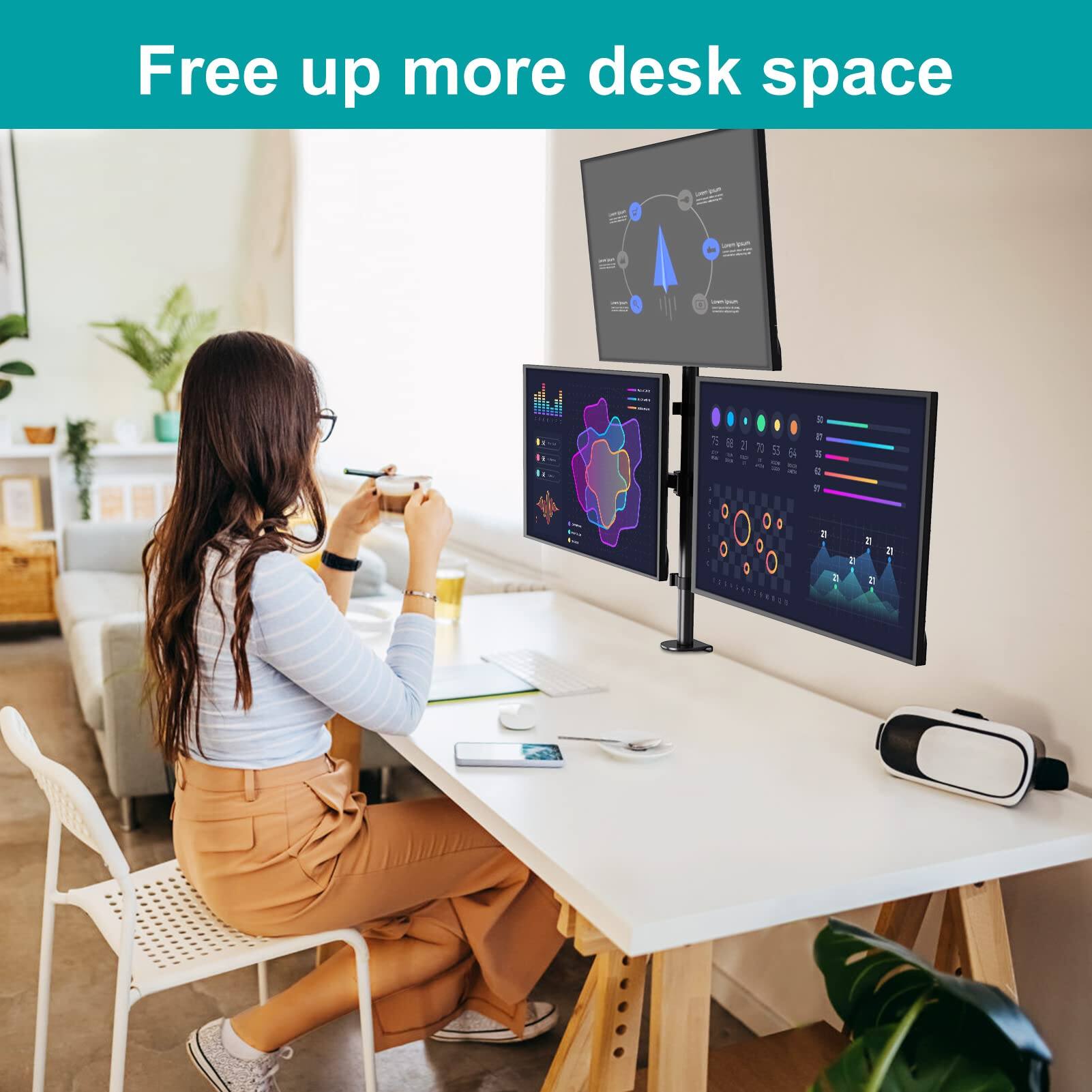 Free up more desk space