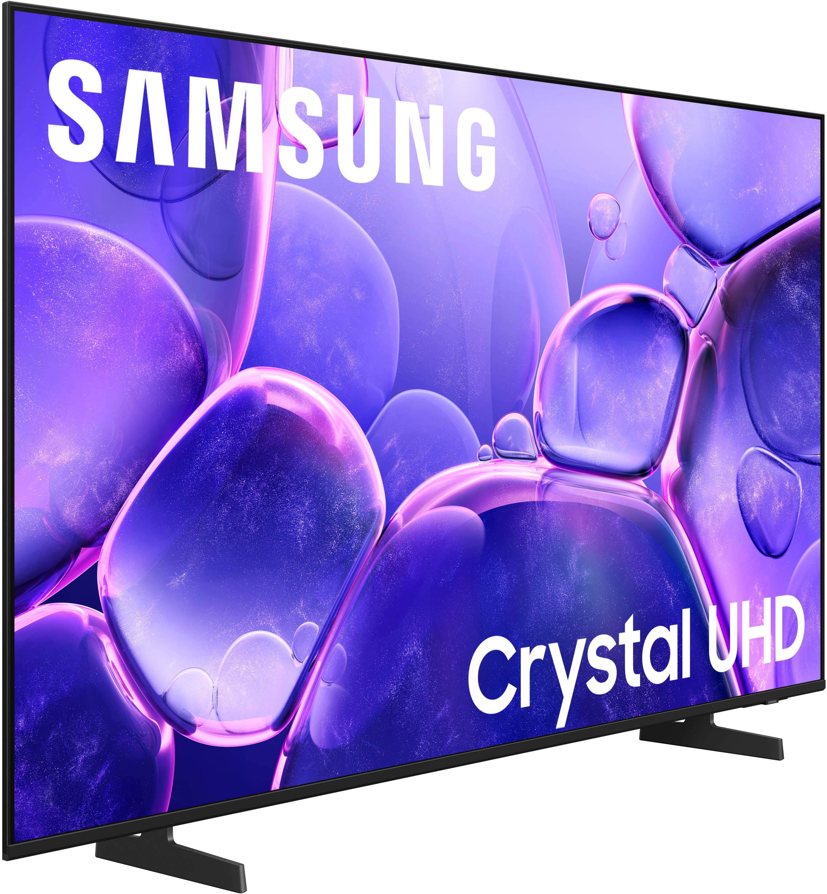 Samsung 75" Crystal UHD 4K Smart TV front and back view