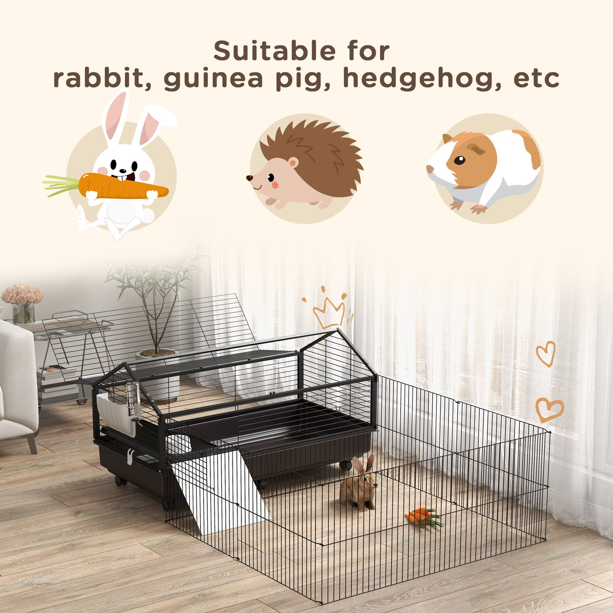 Suitable for rabbit, guinea pig, hedgehog, etc
