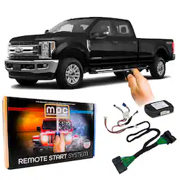 MPC - Plug-n-Play OEM Activated Remote Start For 2017-2019 Ford F-350 - Diesel - Black