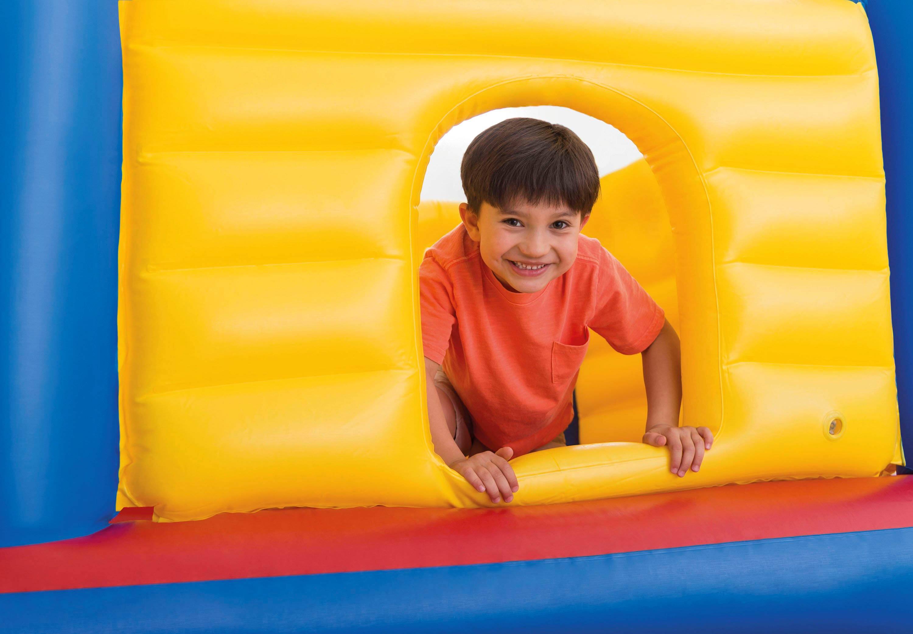 Alt View 12. Intex - Jump-O-Lene Inflatable Colorful Castle Ball Pit and Bounce House - Multicolor.