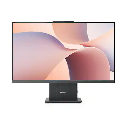 Front. Lenovo - IdeaCentre AIO 27" FHD IPS LCD Touch-Screen All-In-One - Ryzen AI 5 330 2026 - 16GB Memory - 512GB Storage - Luna Grey.
